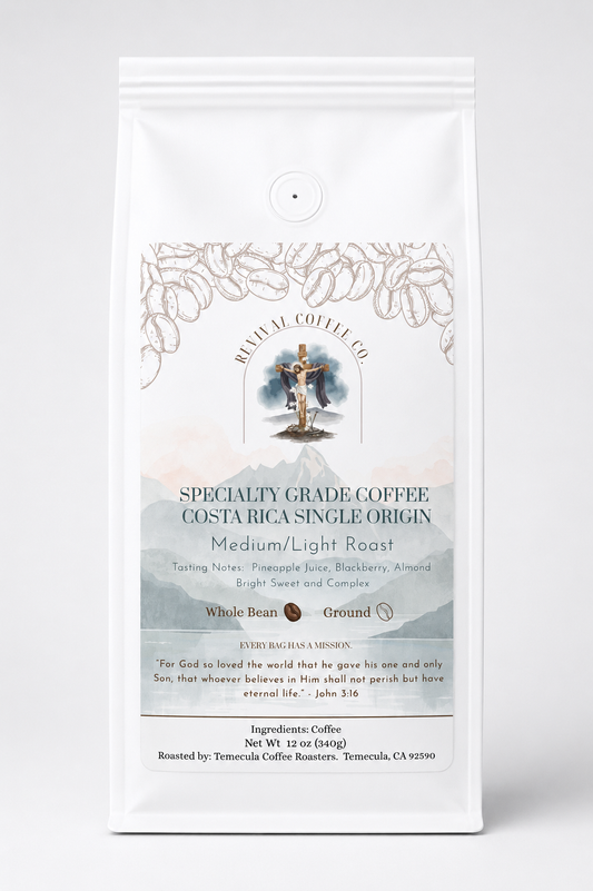 Costa Rica Single Origin - Medium/Light Roast